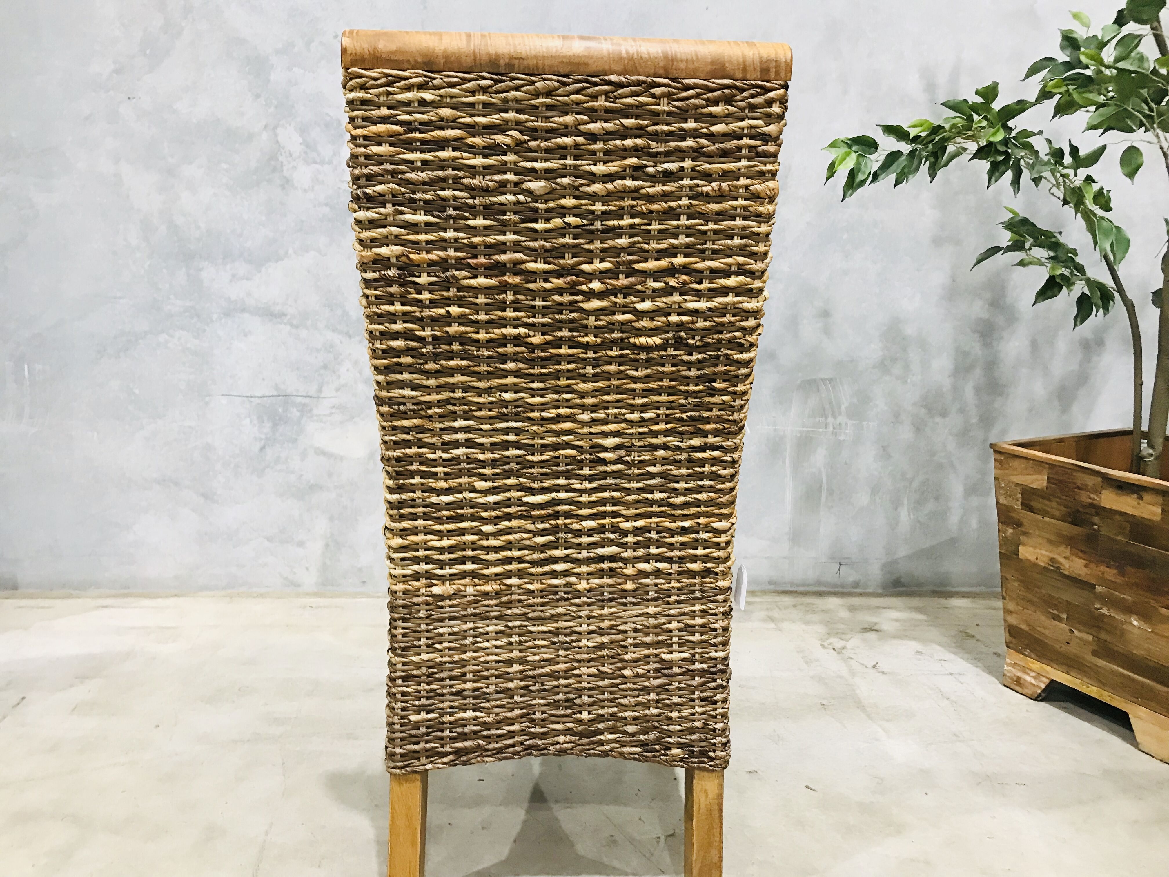 Cane Furniture Newcastle: Zanzibar Dining Chair with wooden top