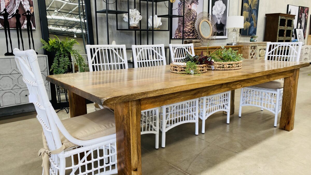 Buy Mammoth Dining Table 260x120cm Online Santosa Furniture