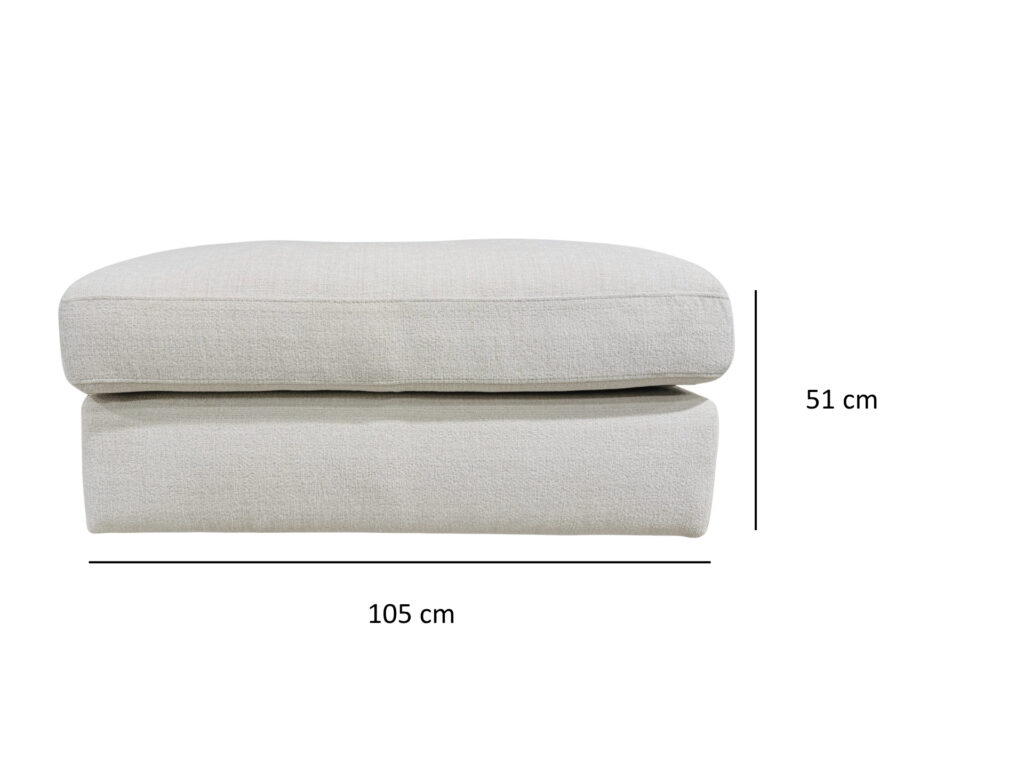 Rosa Square Ottoman Spec